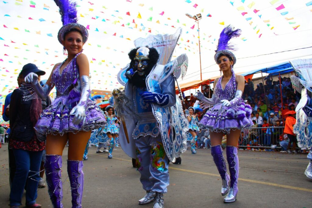Le Carnaval d'Oruro en Bolivie.