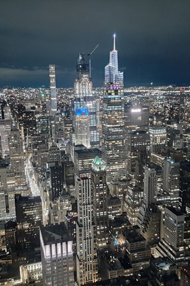 L'Empire State Building de nuit.