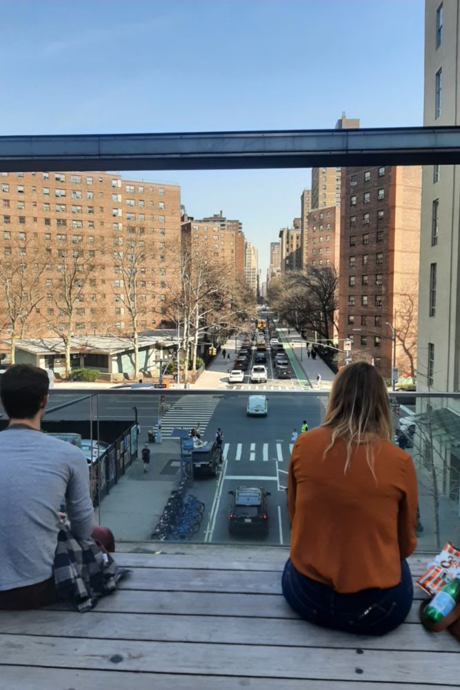 Vue sur Manhattan depuis la High Line.