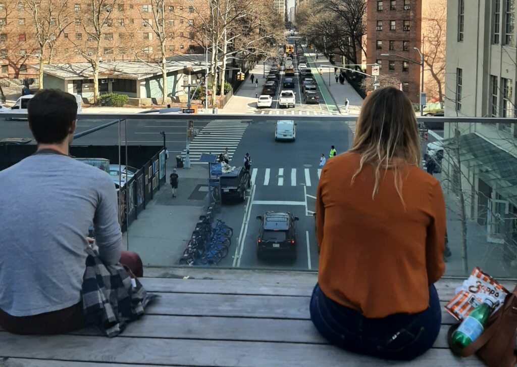 Vue sur Manhattan depuis la High Line.