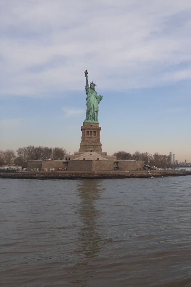 La Statue de la Liberté sur Liberty Island.