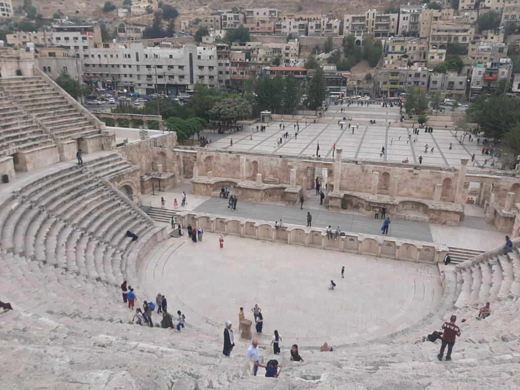 Le théâtre antique d'Amman.