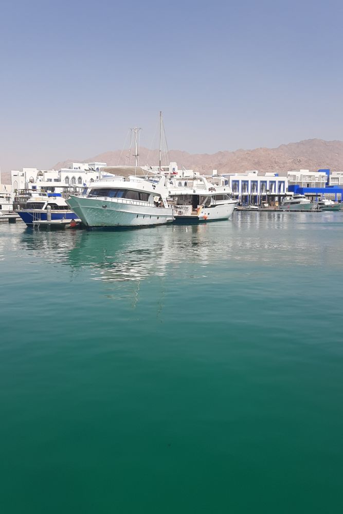 La nouvelle marina d'Aqaba en Jordanie.