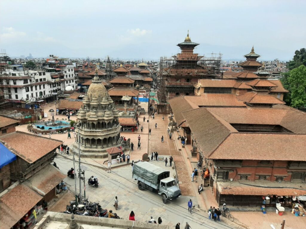 Patan, lors de la fête de Rato Machhendranath.