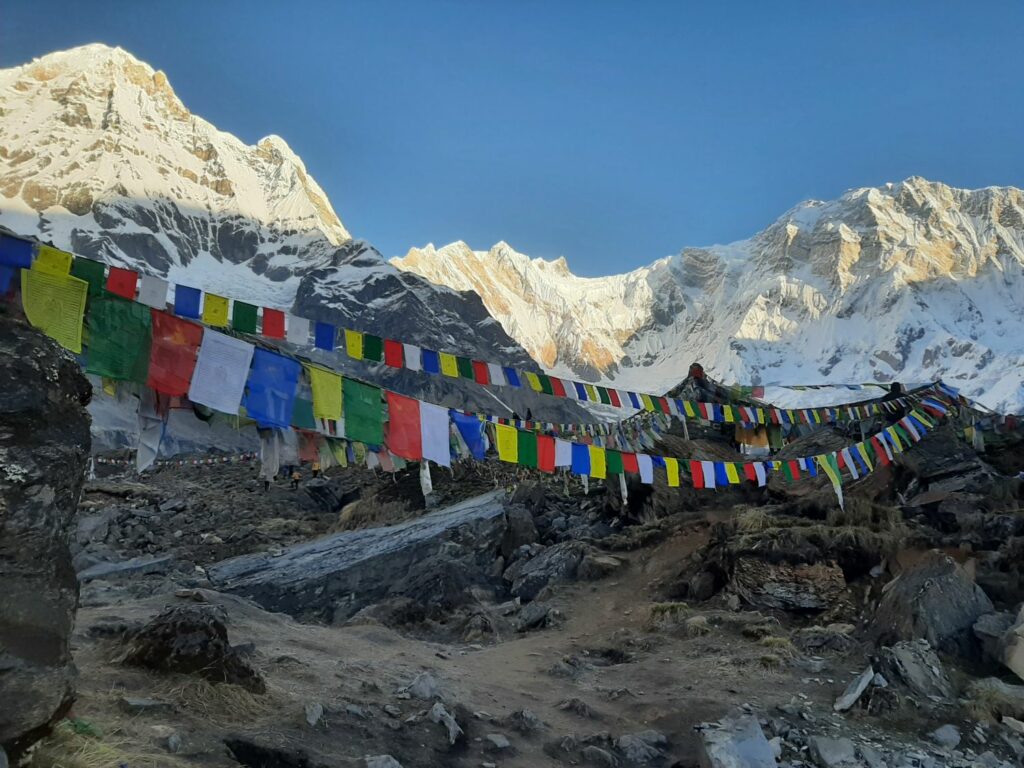 Trek au sanctuaire des Annapurnas.